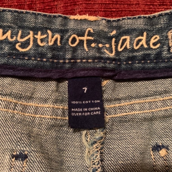 Blue Denim Super Short Skirt - Picture 5 of 7